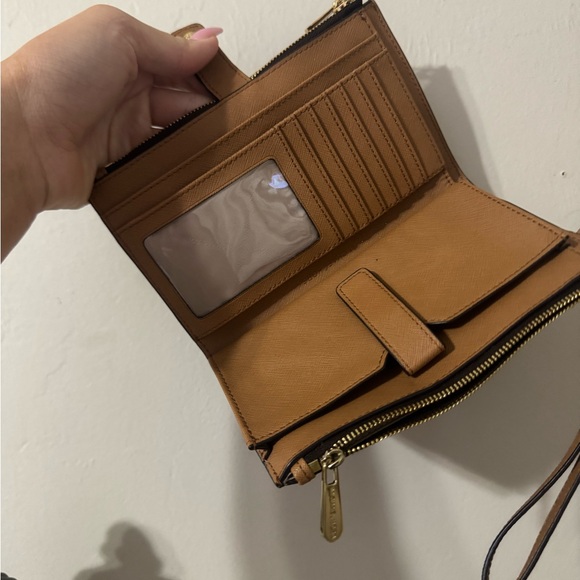 Michael Kors Brown Wristlet Phone Holders - Picture 2 of 3